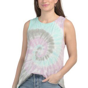 NWT WEARABLES BY XCVI Philo Ribbed Sleeveless Cotton Modal Tank Top